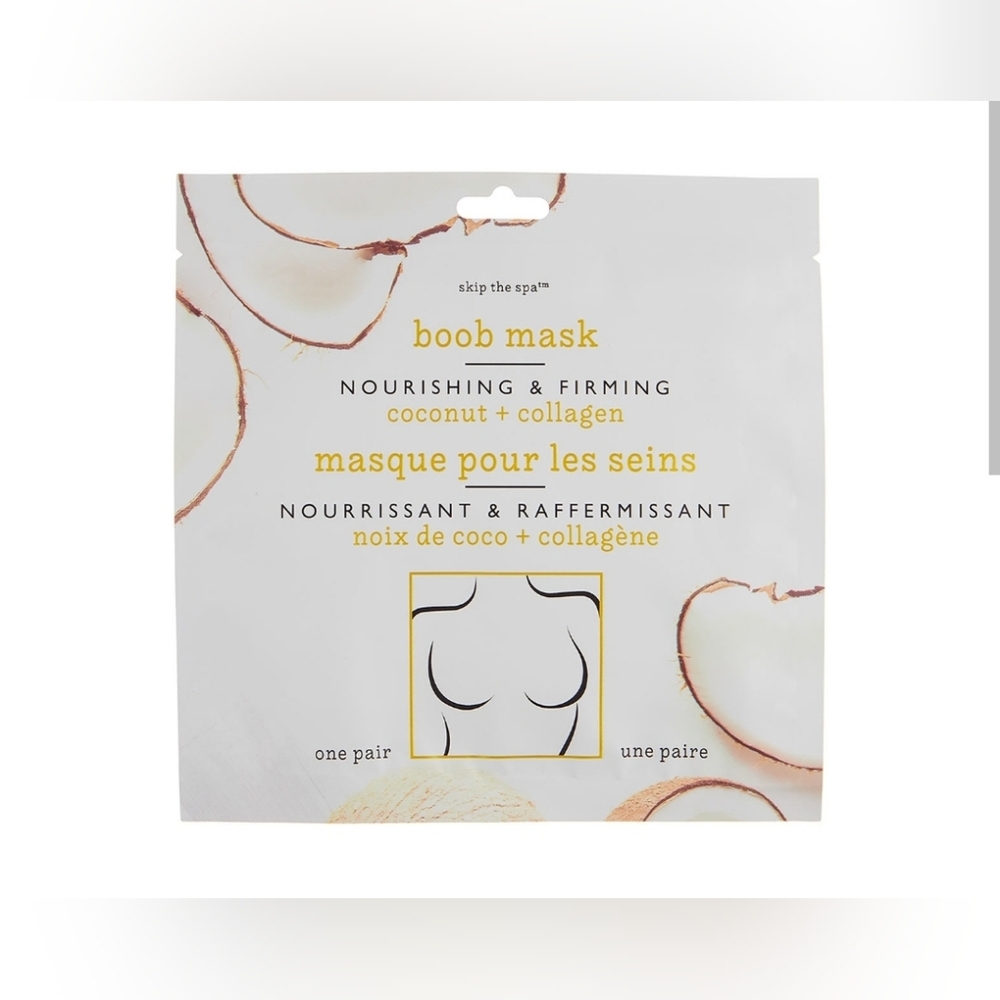 Skip The Spa Boob Mask Nourishing & Firming - Coconut + Collagen BNIB